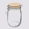 Bocal verre couvercle pin, 1L