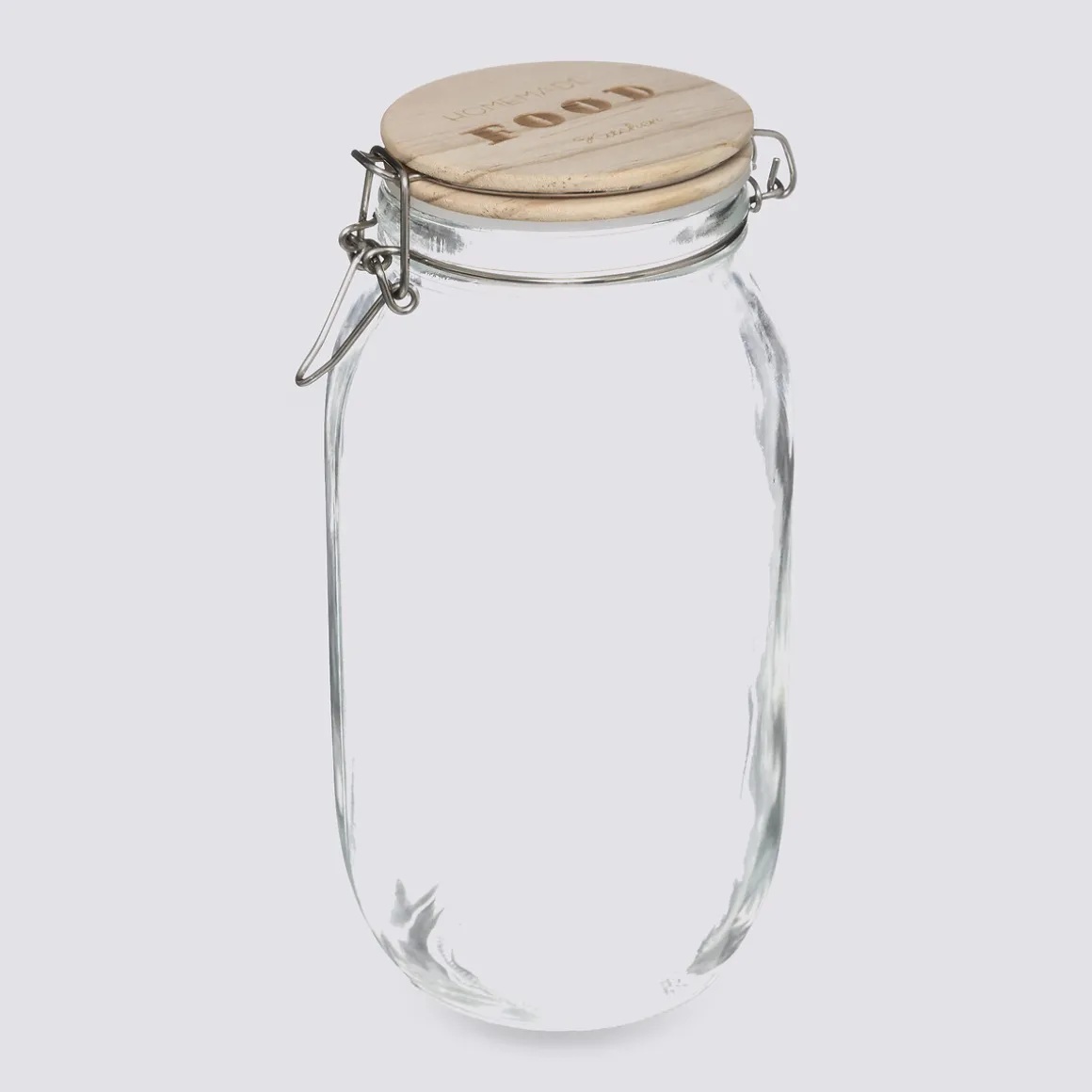 Bocal verre couvercle pin, 2L
