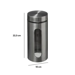 Bocal verre et inox 1,25L