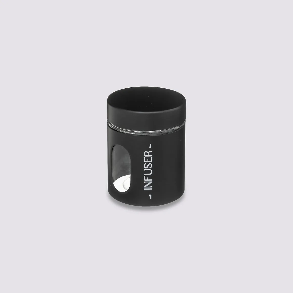 Bocal verre et métal 0,6L, Noir