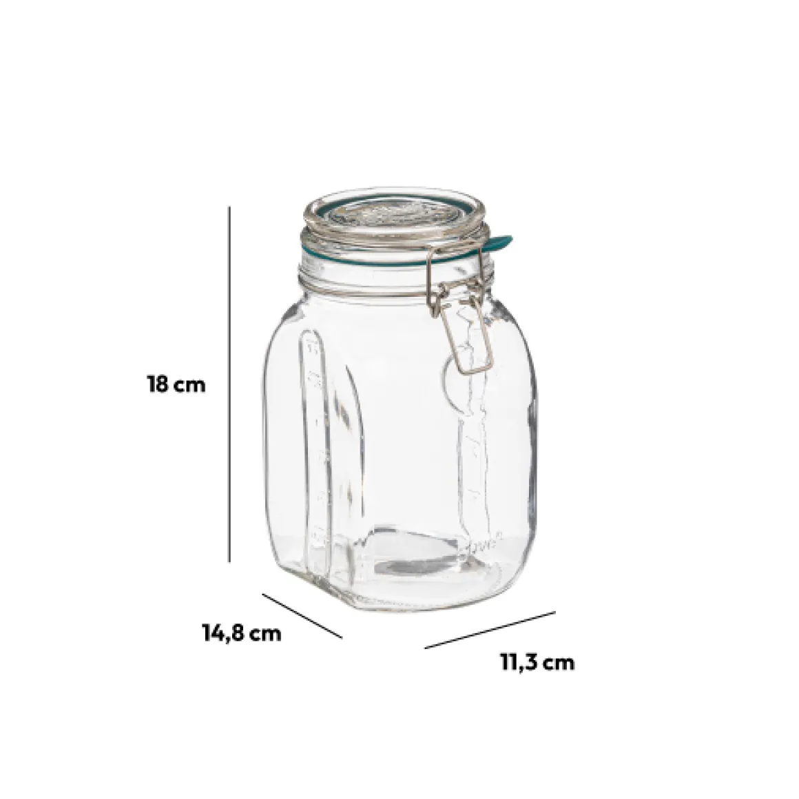 Bocal verre 1,5L