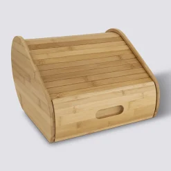 Boite à pain avec tiroir bambou 30,4 cm, Beige