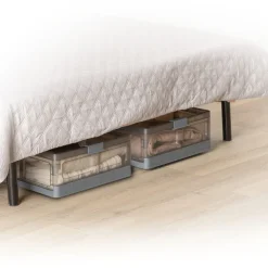 Boite de rangement pliable en plastique, 55L