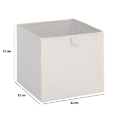 Boite de rangement 31x31 cm, Blanc