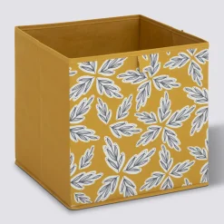 Boite de rangement 31x31 cm, Jaune