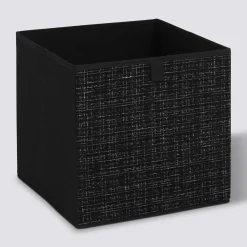 Boite de rangement 31x31 cm, Noir