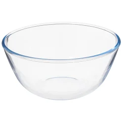 Bol à mixer 27cm avec couvercle, Verre
