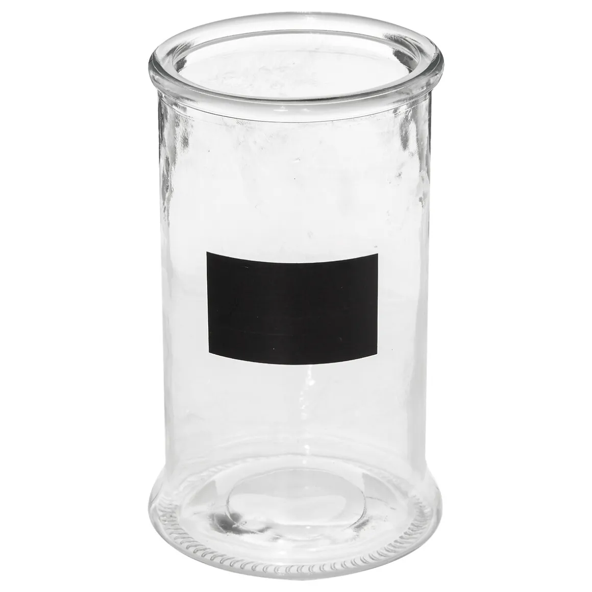 Bonbonnière en verre avec ardoise 1,6L