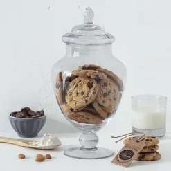 Bonbonnière verre sur pied 2,1L