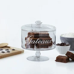 Bonbonnière verre sur pied 1,8L