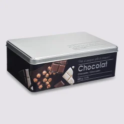 Boîte à chocolat métal, Noir