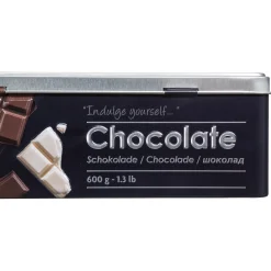 Boîte à chocolat métal, Noir