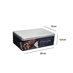 Boîte à chocolat métal, Noir