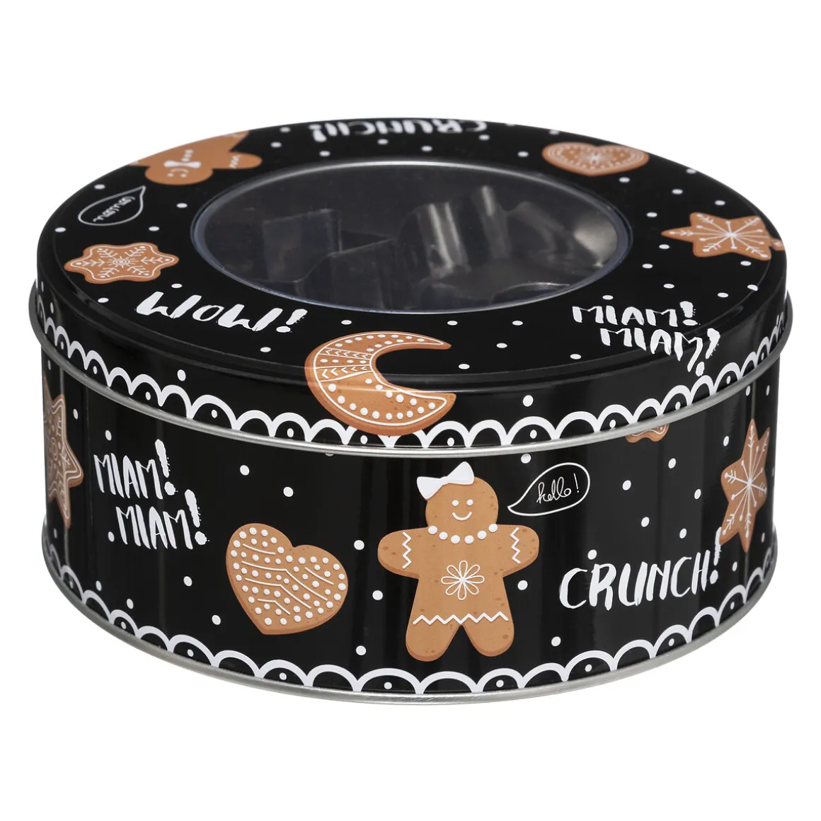 Boîte à cookies avec emporte-pièces