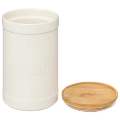 Boîte à farine, Céramique blanc