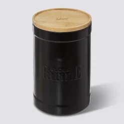 Boîte à farine, Céramique noir