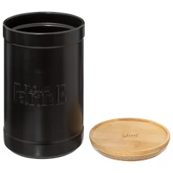 Boîte à farine, Céramique noir