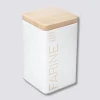 Boîte à farine 1kg métal, Blanc