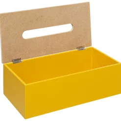 Boîte à mouchoirs, Jaune Moutarde