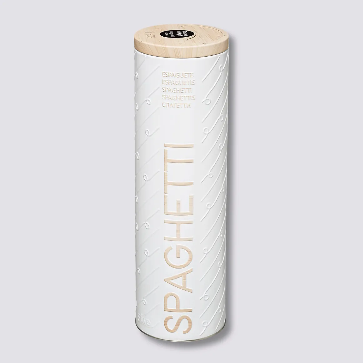 Boîte à spaghettis métal, Blanc