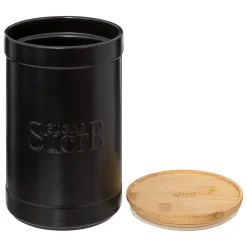 Boîte à sucre, Céramique noir