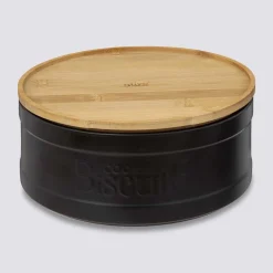 Boîte biscuits, Céramique noir