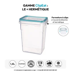 Boîte de conservation plastique 1,4L