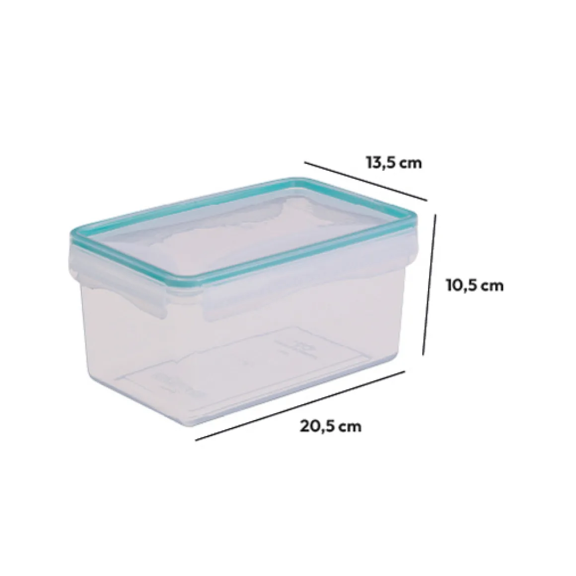 Boîte de conservation plastique 1,81L