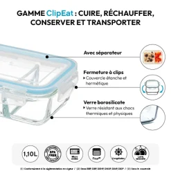 Boîte de conservation verre 1,1L