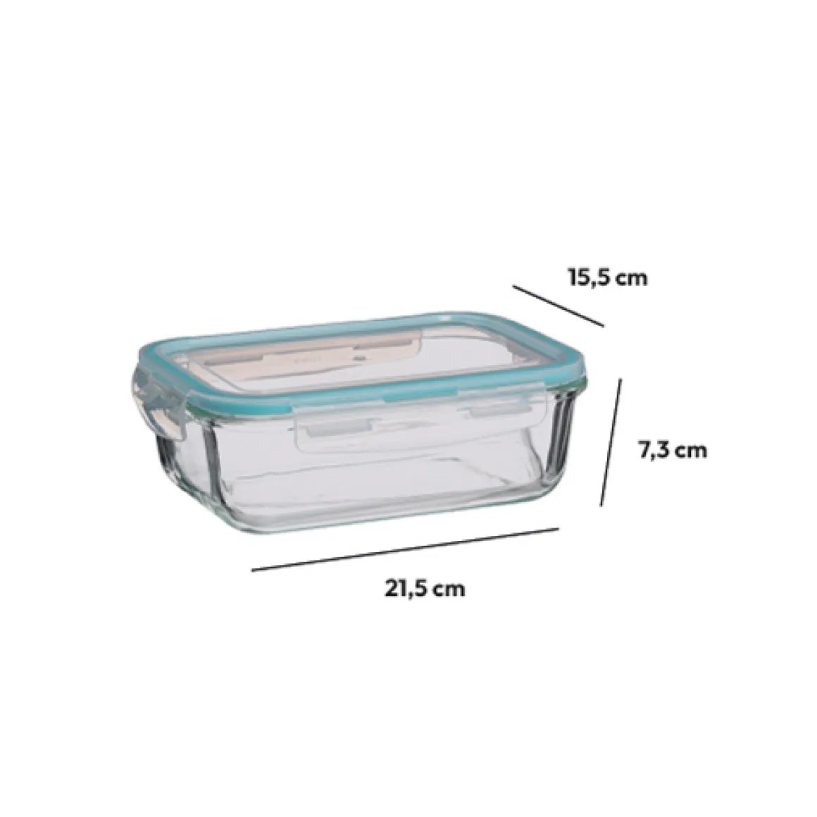 Boîte de conservation verre 1,18L