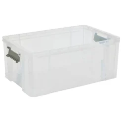 Boîte de rangement, 68L, Transparent