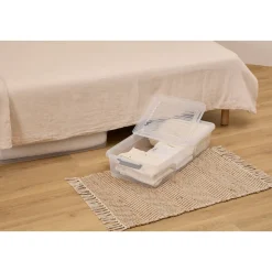 Boîte de rangement sous lit, 33L