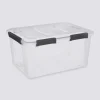 Boîte en plastique à clip 75L