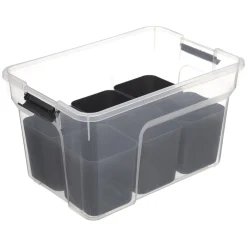 Boîte en plastique compartimentée 8L