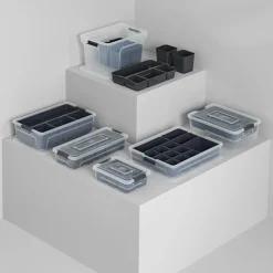 Boîte en plastique compartimentée 2,5L