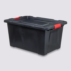 Boîte en plastique 100L, Noir