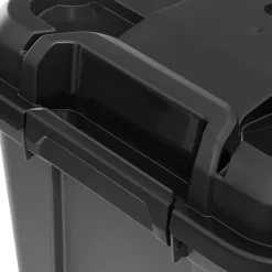 Boîte en plastique 80L, Noir