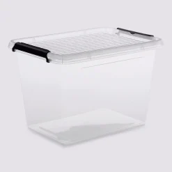 Boîte en plastique transparente 19L
