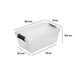 Boîte en plastique transparente 4L