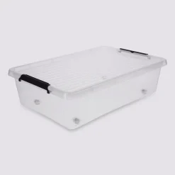 Boîte en plastique transparente 22L