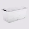 Boîte en plastique transparente 75L