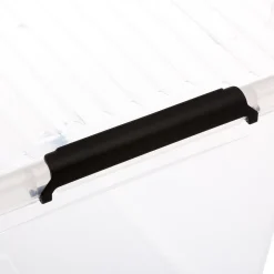 Boîte en plastique transparente 75L