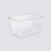 Boîte en plastique transparente 50L