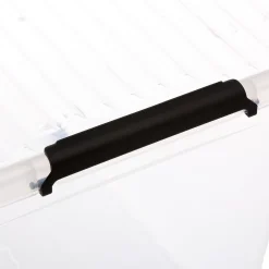Boîte en plastique transparente 55L