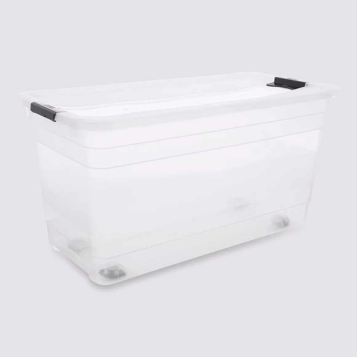 Boîte en plastique transparente 83L