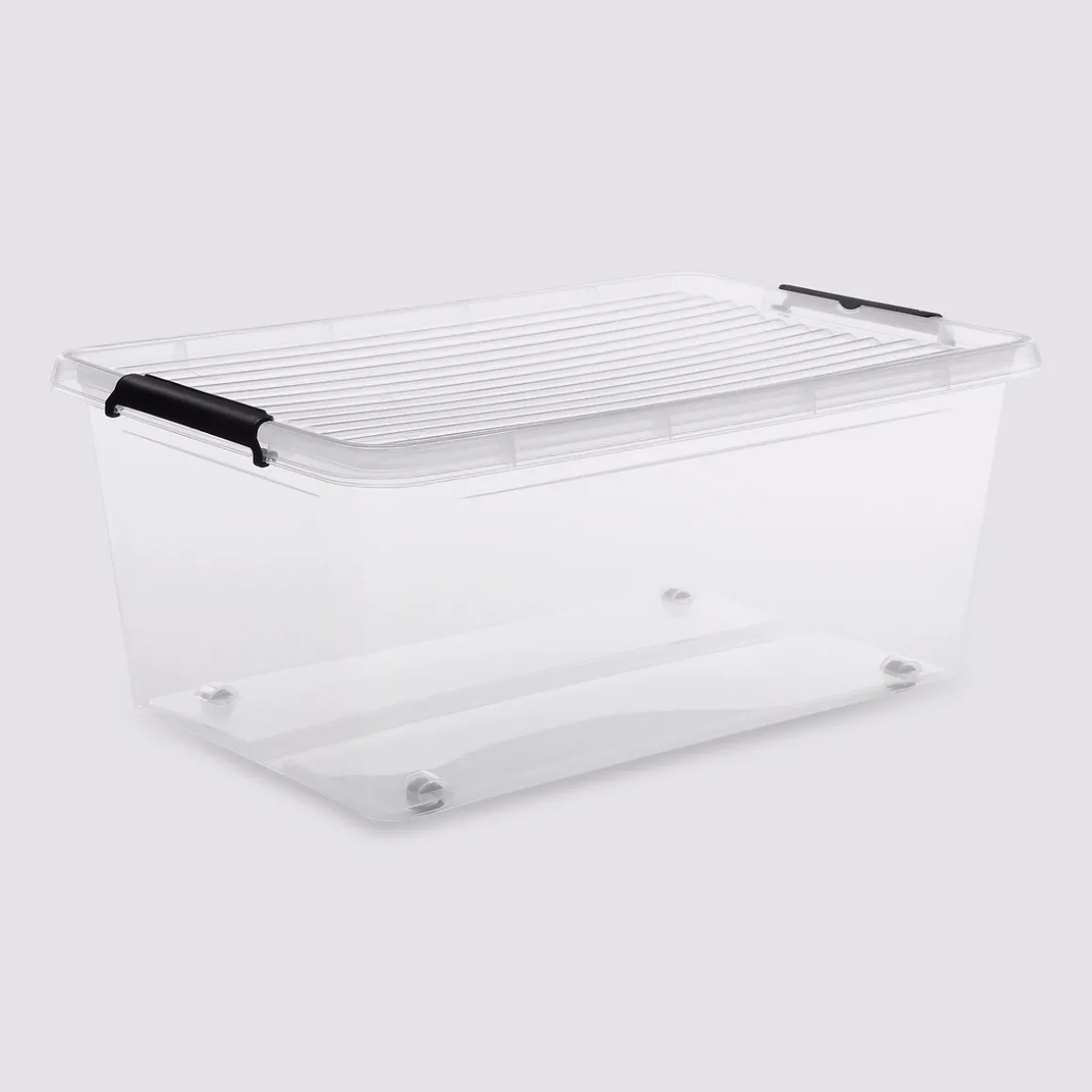 Boîte en plastique transparente 40L