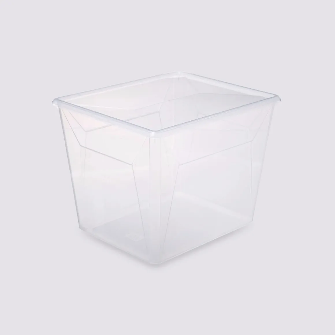 Boîte en plastique transparente 30L