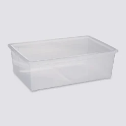 Boîte en plastique transparente 32L