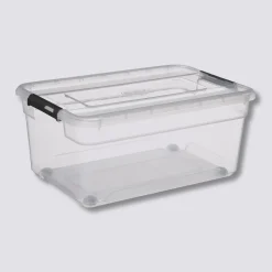 Boîte en plastique transparente 40L