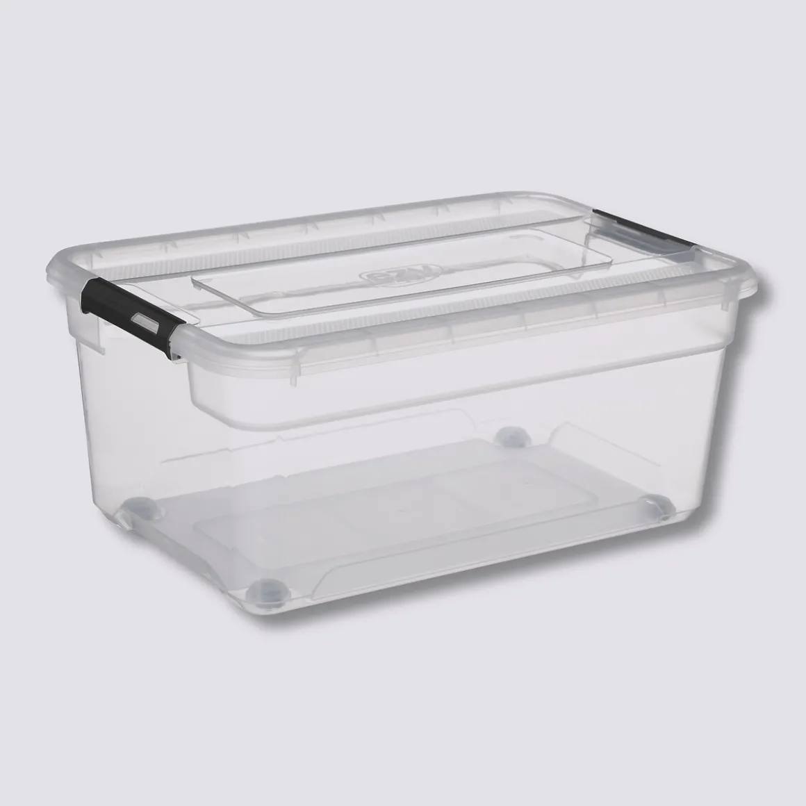 Boîte en plastique transparente 40L